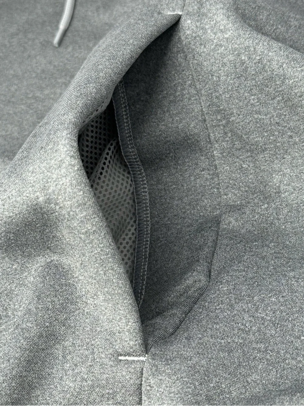 The North Face Men's Dark Gray Pullover Hoodie with Chest Logo